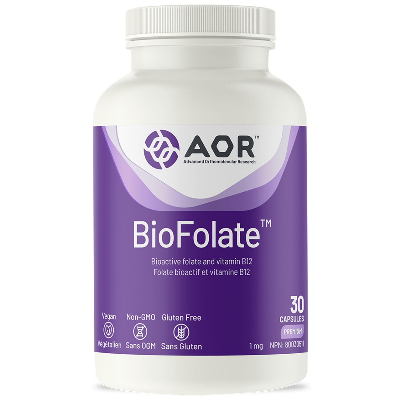 AOR - BioFolate | 30 Capsules