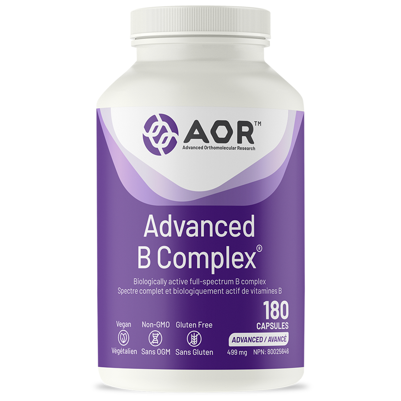 AOR - Advanced B Complex | 180 Vegi-caps
