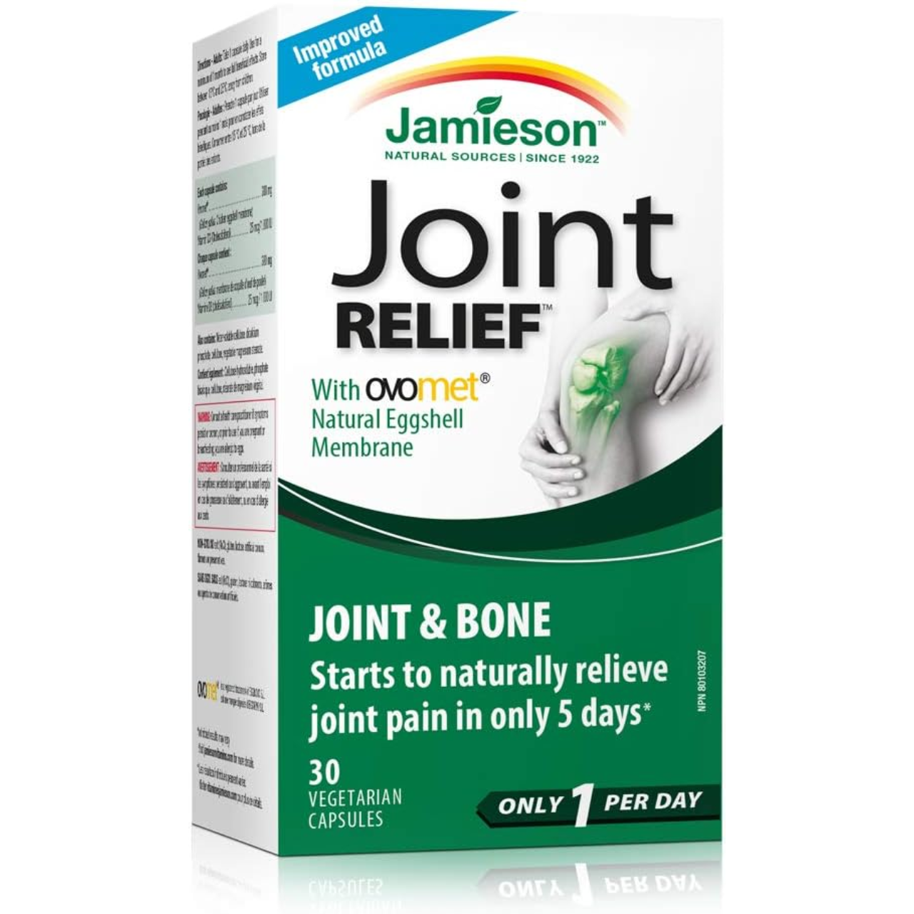 Jamieson - Joint Relief with OVOMET for Joint & Bone Pain relief | 30 Vegetarian Capsules