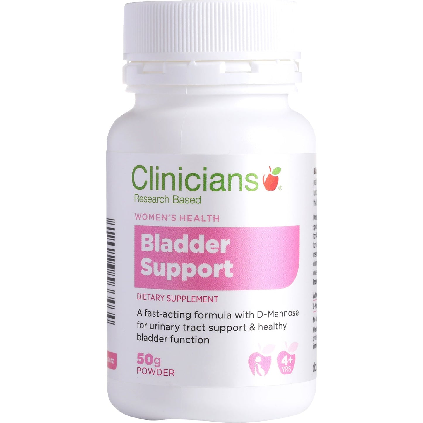 Clinicians Bladder Support Pwd 50g