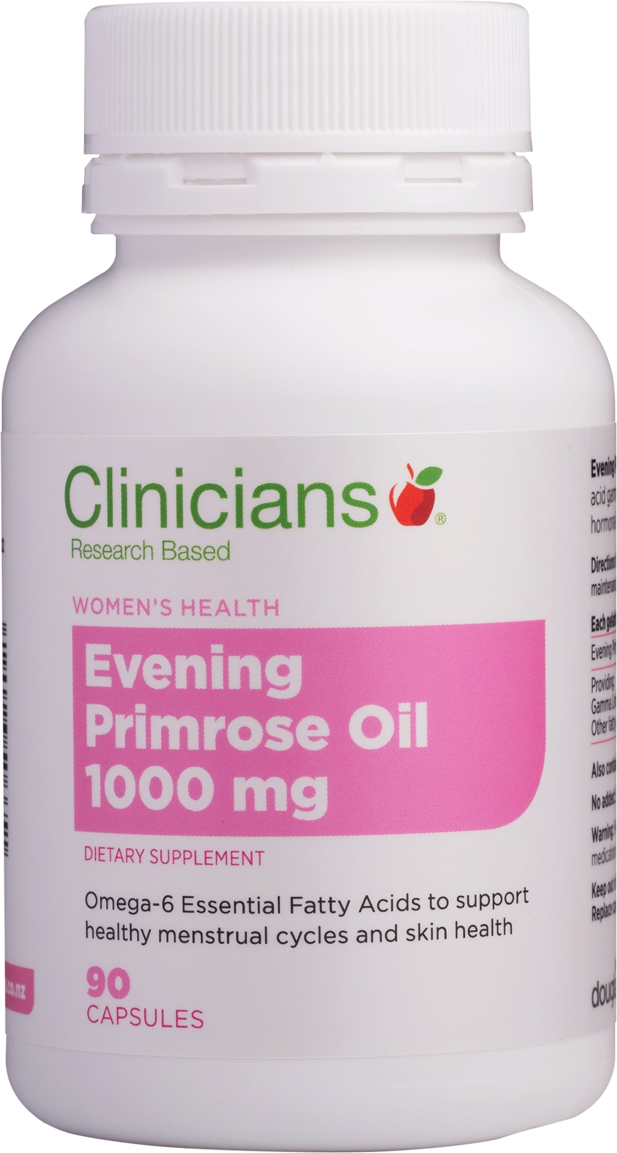 Clinicians Evening Primrose Oil caps 90