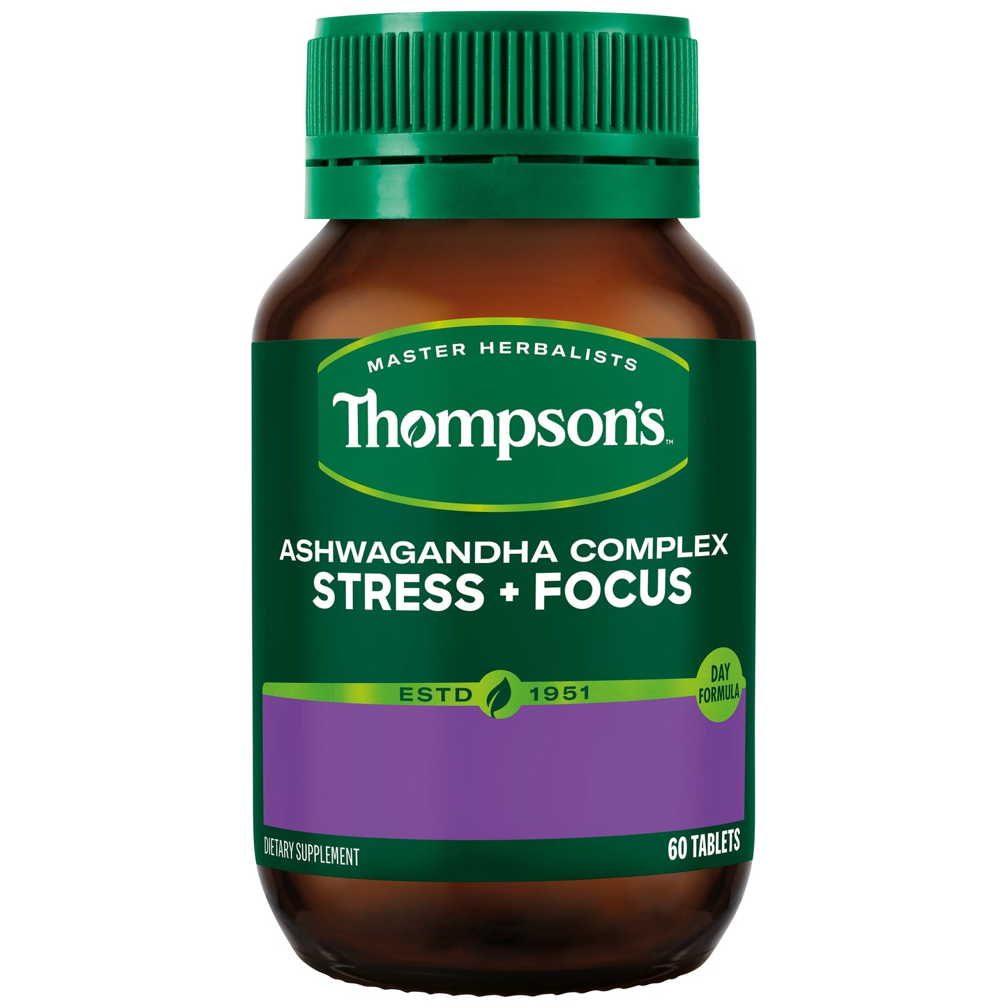Thompson's Ashwagandha Complex Stress + Focus 60 Tablets