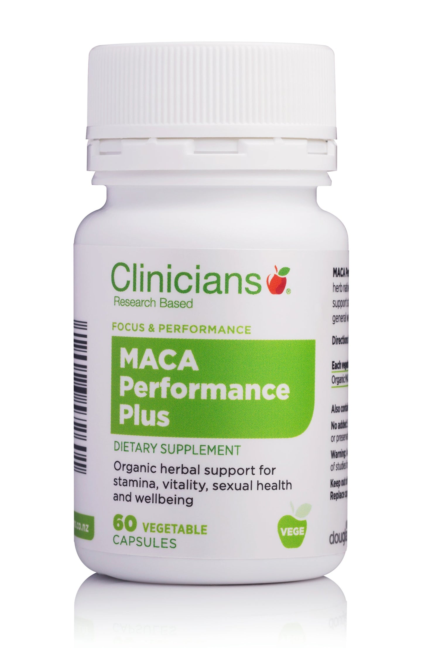 Clinicians Maca Performance Plus V Caps 60