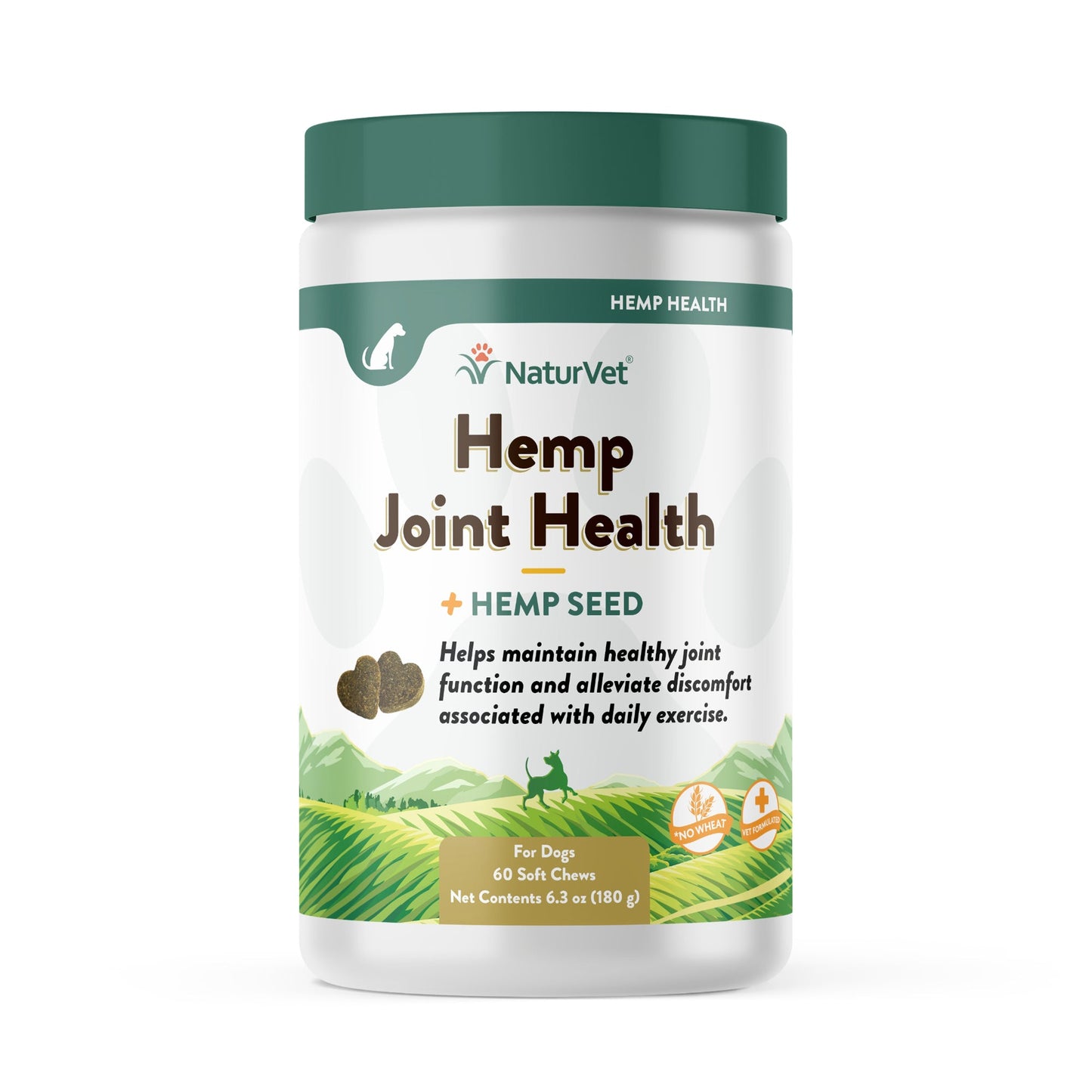 NaturVet Hemp Soft Chew Hip and Joint Supplement for Dogs