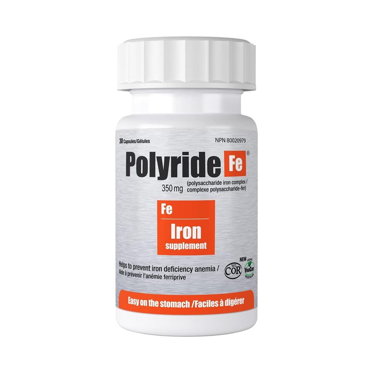 Polyride Fe - Iron Supplement | 30 Capsules