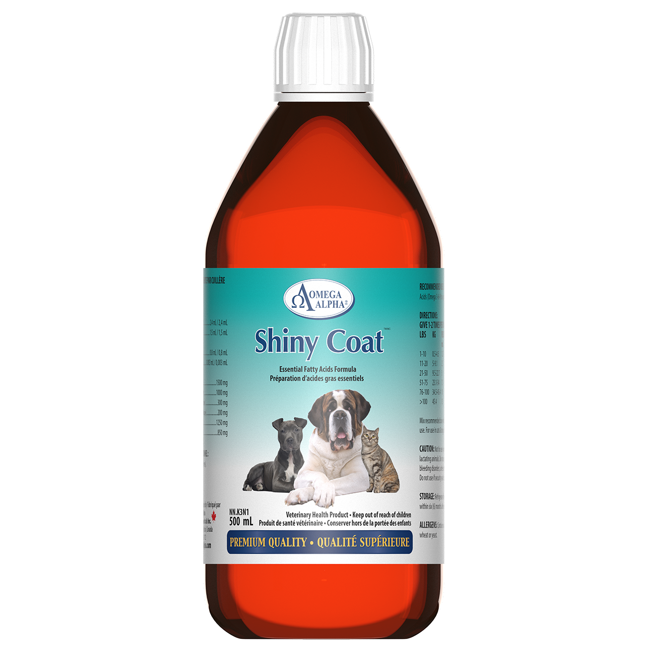 Omega Alpha - Pet Shiny Coat | 500 mL