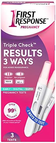 First Response Triple Check Pregnancy Test 3 ct.