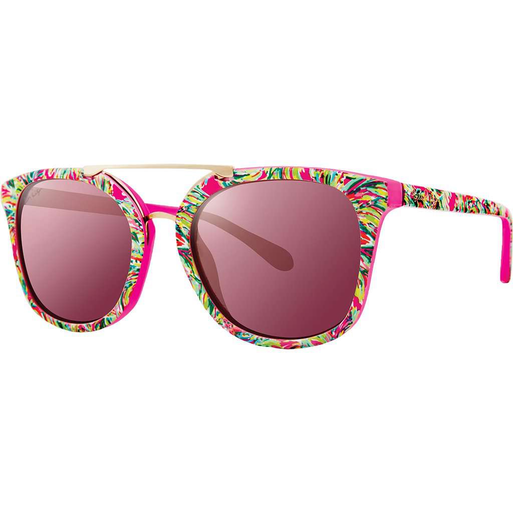Emilia Raz Berry Shady Lady With Pink Lenses by Lilly Pulitzer