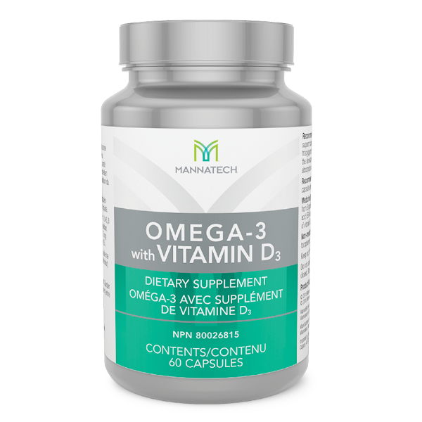 3 Bottles Mannatech Omega 3 w Vitamin D3 Fish Oil Heart Health 60 caps NEW