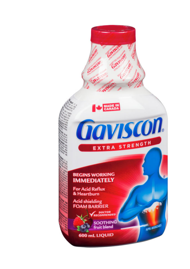Gaviscon Extra Strength Liquid Soothing Fruit Blend Heartburn Acid 600ml NEW