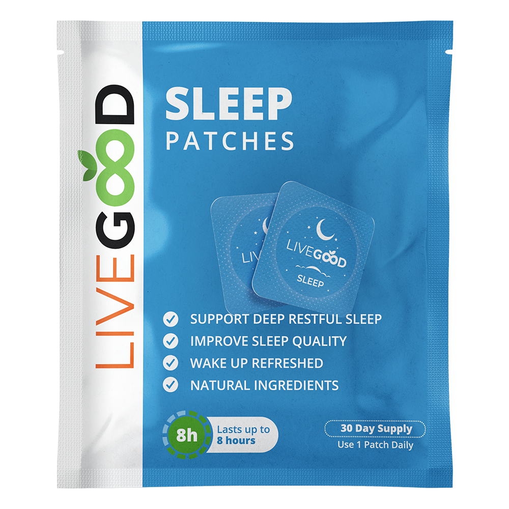 LiveGood Sleep Patches Unique Blend Natural Skin Restful Quality 30 Patches NEW