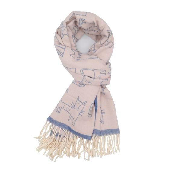 Cute Cat Tassel Scarf 2