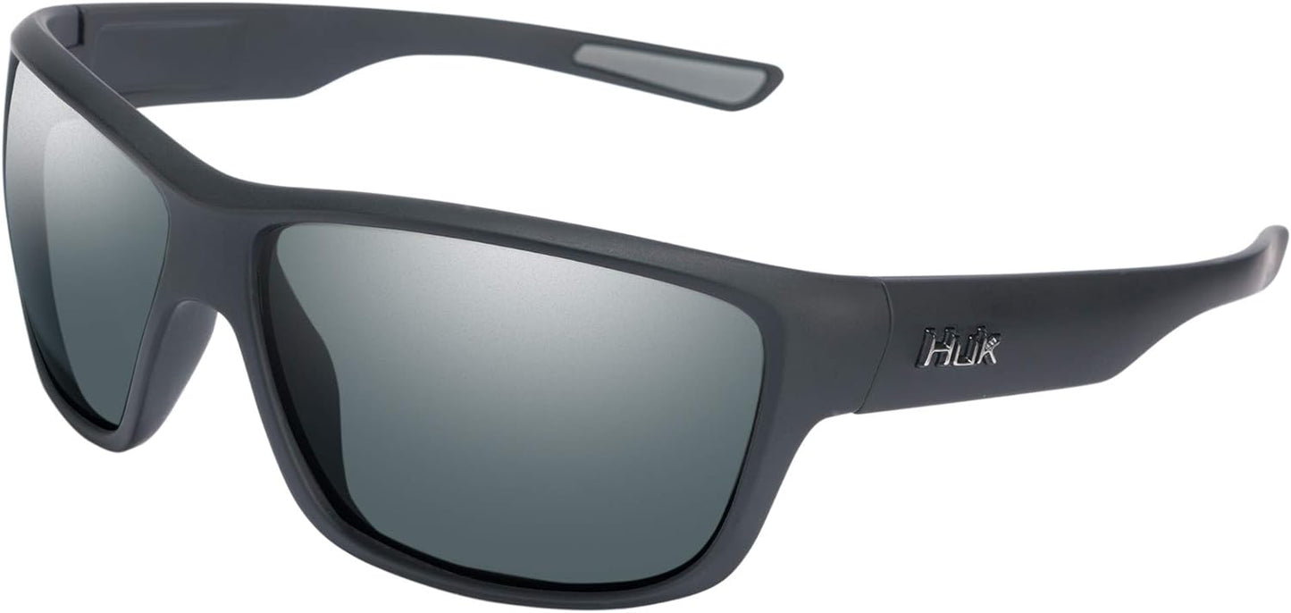 HUK, Polarized Lens Eyewear With Performance Frames, Fishing, Sports & Outdoors Sunglasses