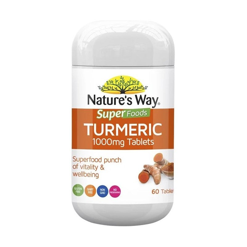 Nature's Way Super Foods Turmeric 100 Tablets