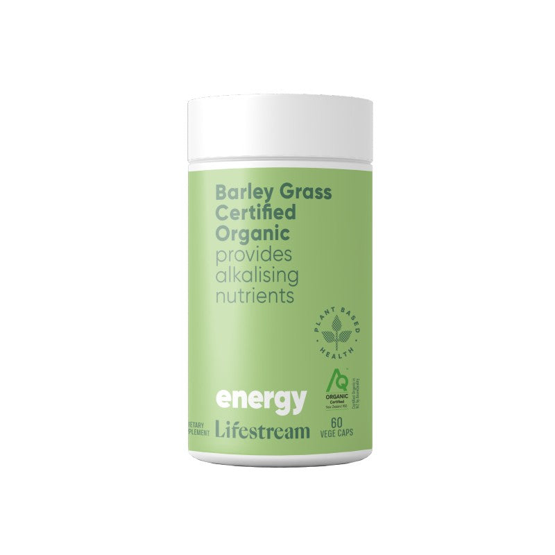 Lifestream Barley Grass Certified Organic 60 Vege Caps