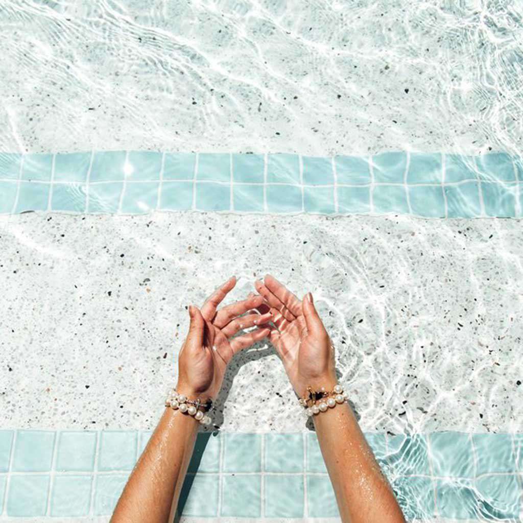 Anchor Atlantic Pearl Bracelet by Kiel James Patrick - Country Club Prep