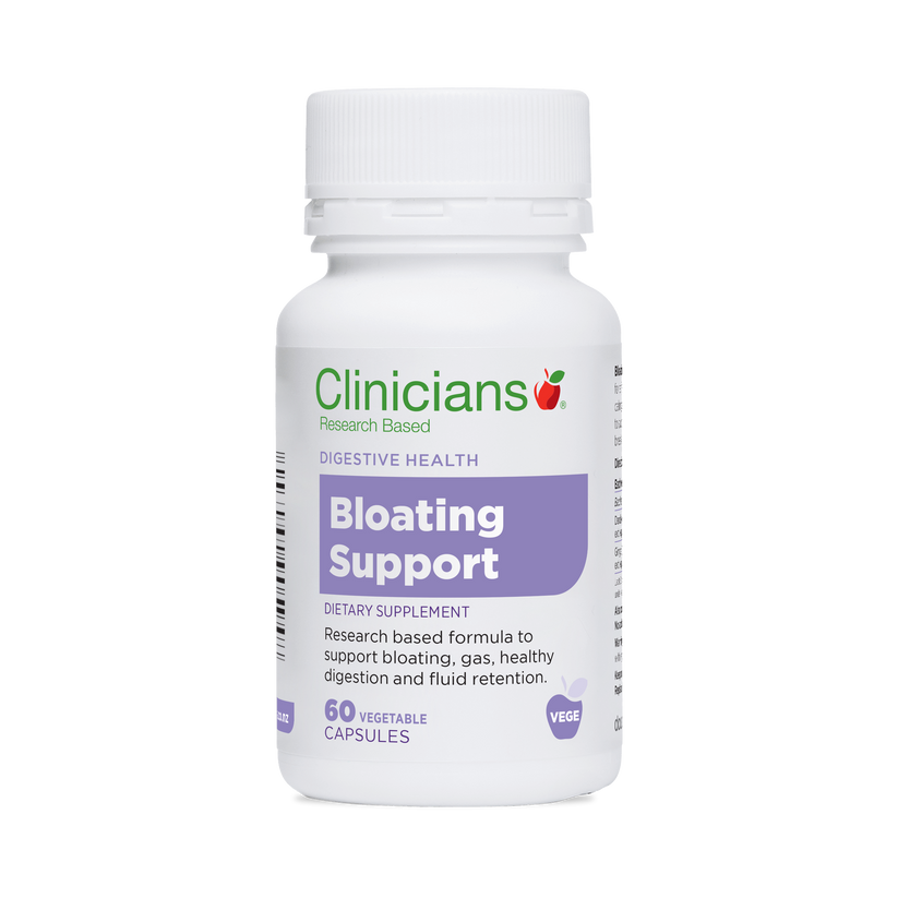 Clinicians Bloating Support Vege Caps 60 Capsules