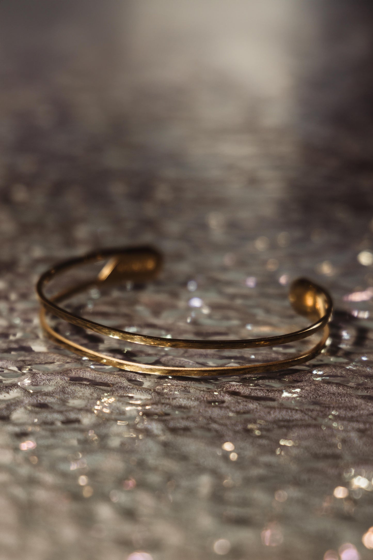 Faith Like a Mustard Seed Gold Cuff Bracelet