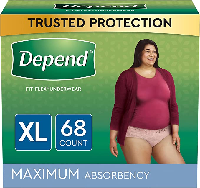 Women's Depend Fit-Flex (Size XL)
