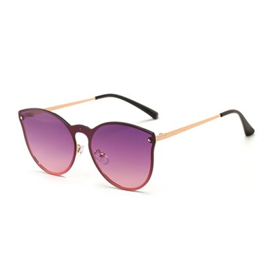 Ralferty Women's Sunglasses Cat Eye W9177 Sunglasses Ralferty C5 Purple Gradient As picture