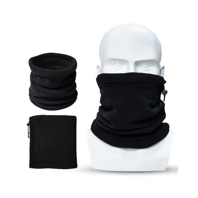 Black All Season Neck Scarf UPF 50+