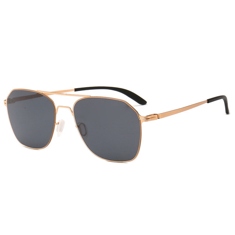 Reven Jate 7704 Men Polarized Sunglasses Uv400 Polarize Man Sunwear Sunglasses Reven Jate gloden-grey