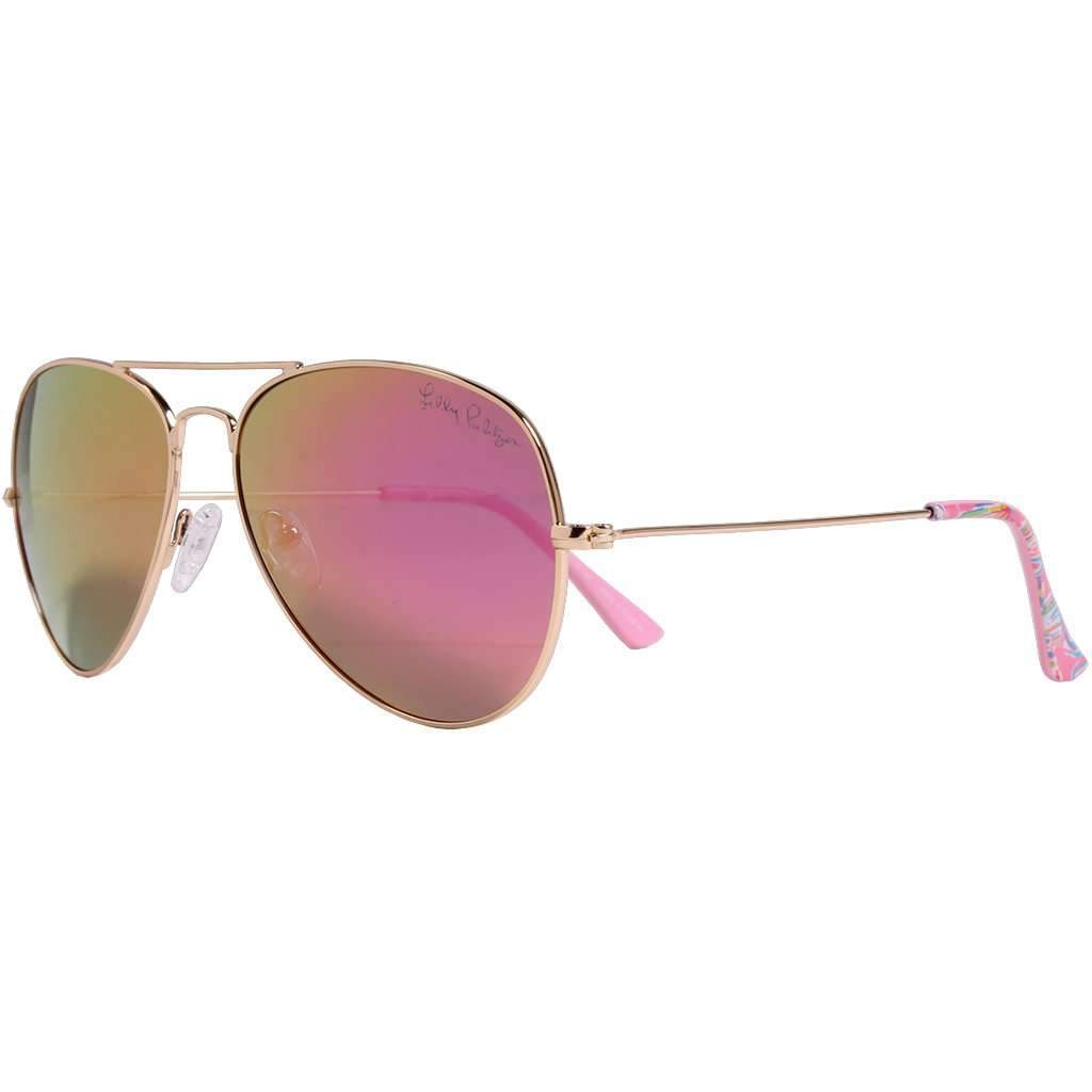 Lexy Sunglasses in Shellebrate With Coral Lenses by Lilly Pulitzer