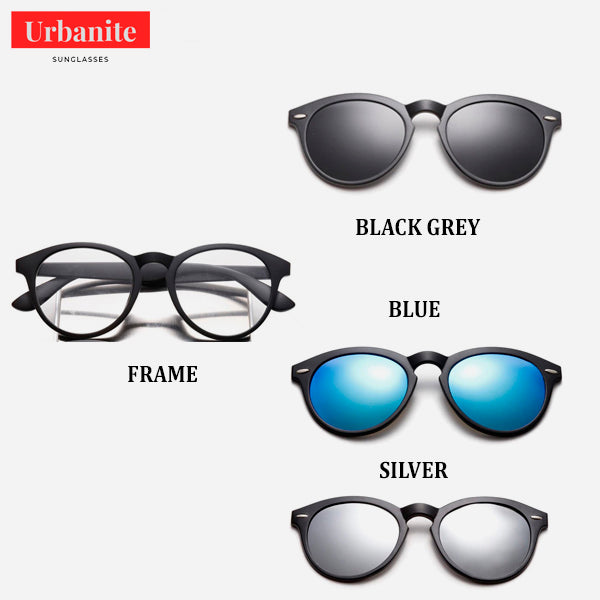 Polarized Magnetic Clip Sunglasses (3 in 1)