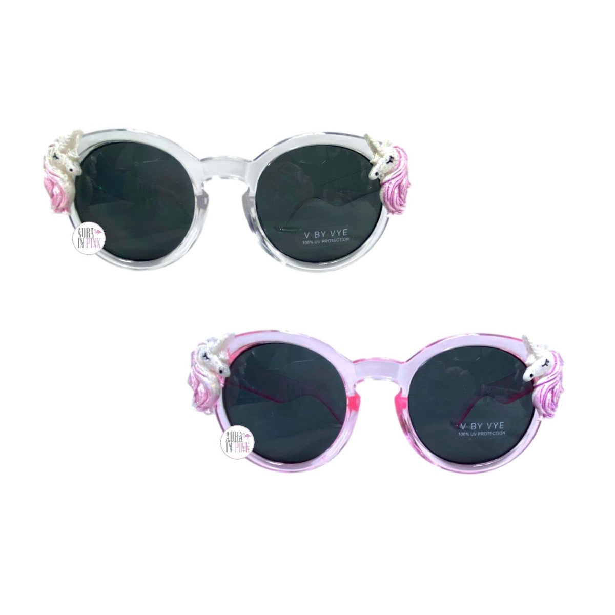 <transcy>卡佩利纽约独角兽儿童太阳镜和彩虹色保护套</transcy>