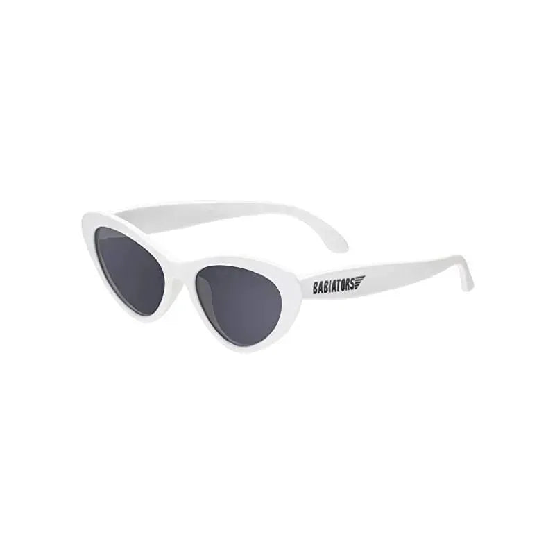 Babiators - Children’s Cat-Eye Shaped UV Sunglasses, White