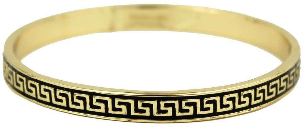 Apollo Bangle in Gold and Black by Fornash - Country Club Prep