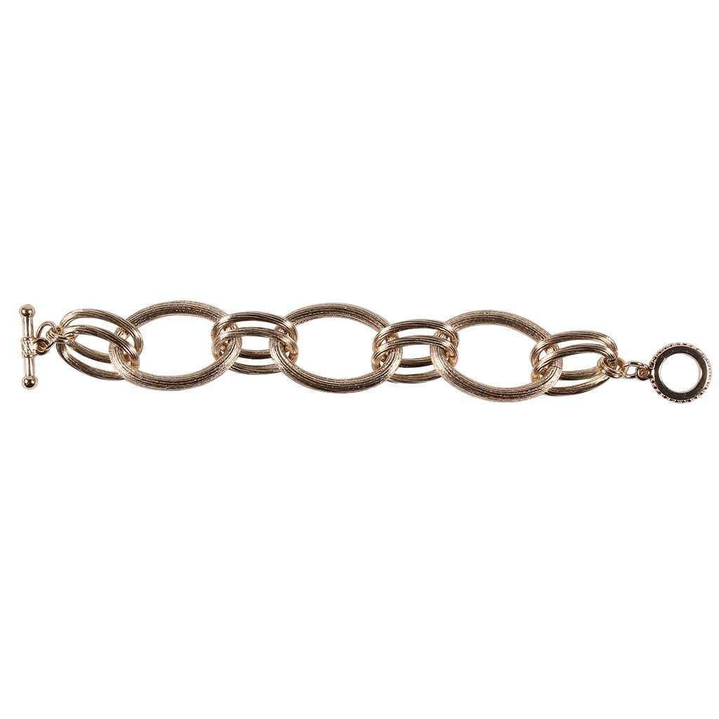 Gold Chain Link Bracelet by Caroline Hill