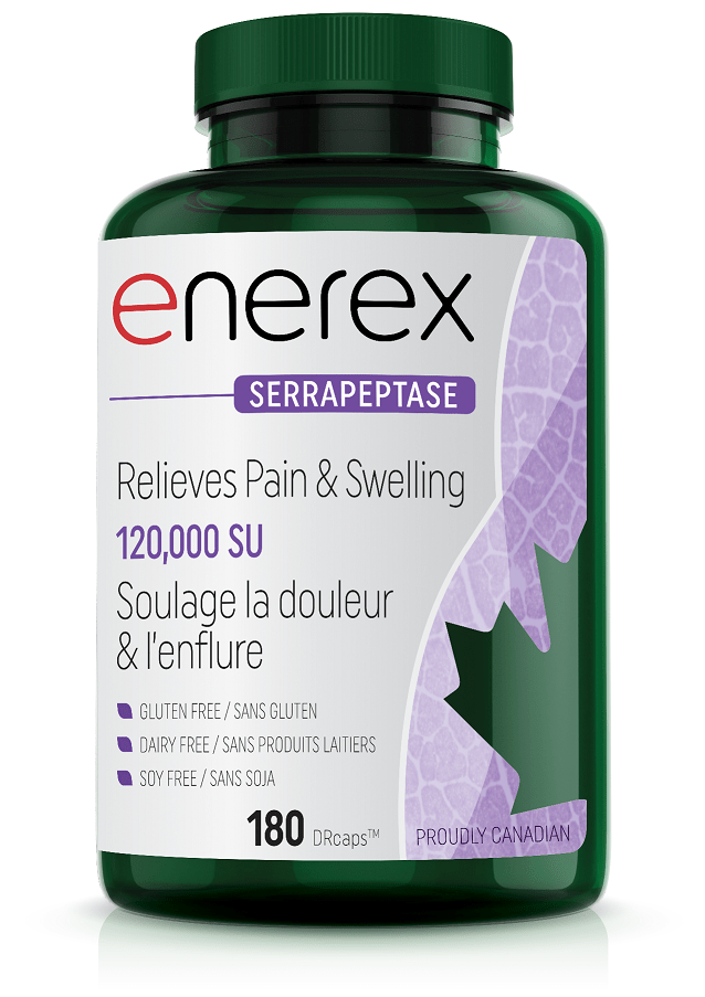 Enerex Serrapeptase 120,000 SU 180 Capsules
