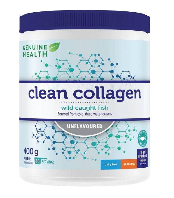 Genuine Health Marine Clean Collagen Wild Caught Fish - Unflavoured - YesWellness.com