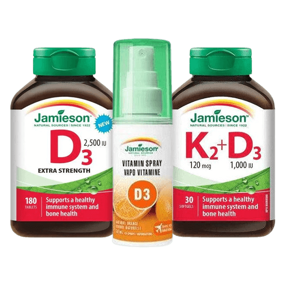 Jamieson Absorption Boost Vitamin D Bundle