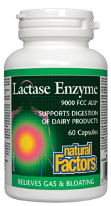 Natural Factors Lactase Enzyme Capsules- 60 Capsules