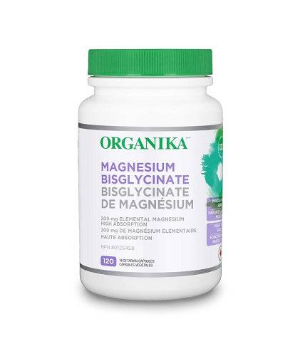 Organika Magnesium Bisglycinate 200mg 120 Capsules