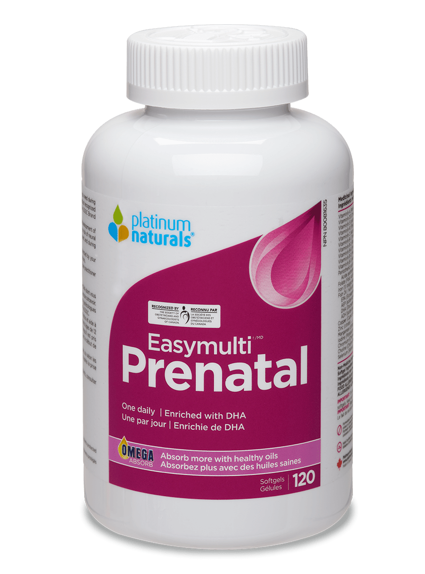 Platinum Naturals Easymulti Prenatal - YesWellness.com