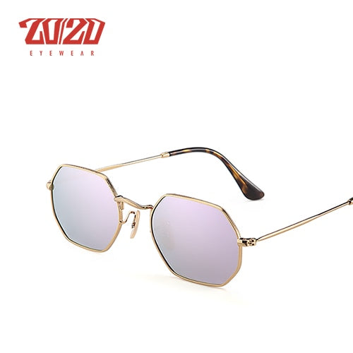 20/20 Brand Classic Polarized Men Sunglasses Women Unisex Metal Driving 17004 Sunglasses 20/20 C04 Gold Pink
