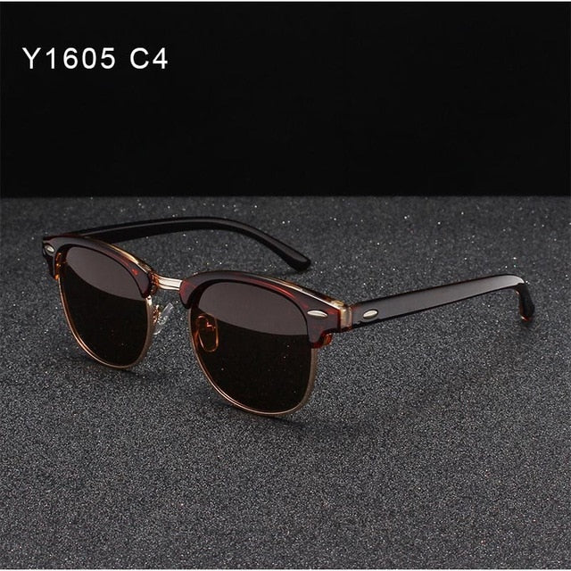 Oley Brand Women Polarized Sunglasses Classic Round Uv Unisex Y1605 Sunglasses Oley Y1605 C4