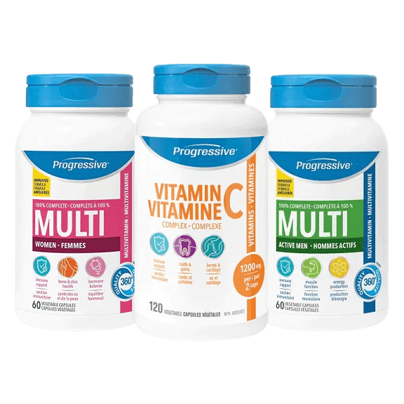 Progressive Nutritional Ultimate Women's And Men's Vitamin Bundle