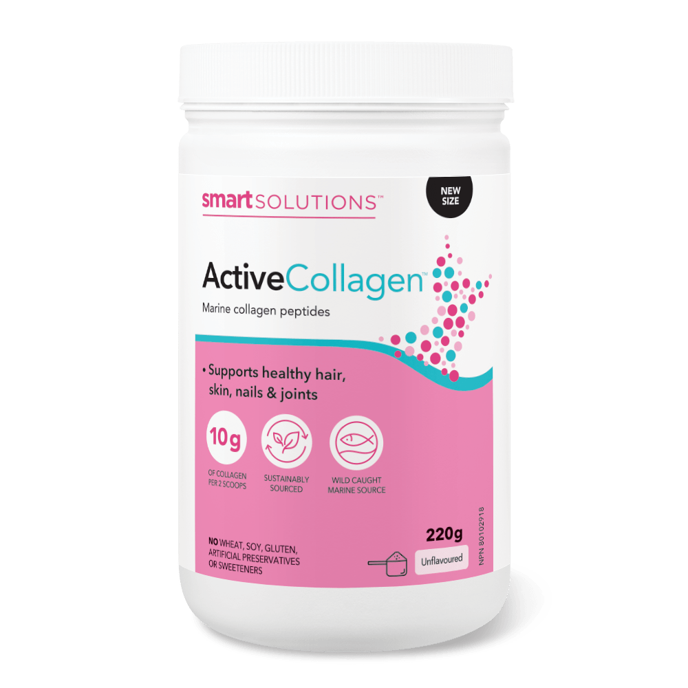 Smart Solutions Lorna Vanderhaeghe Active Collagen Powder - Marine Collagen Peptides 220g - YesWellness.com