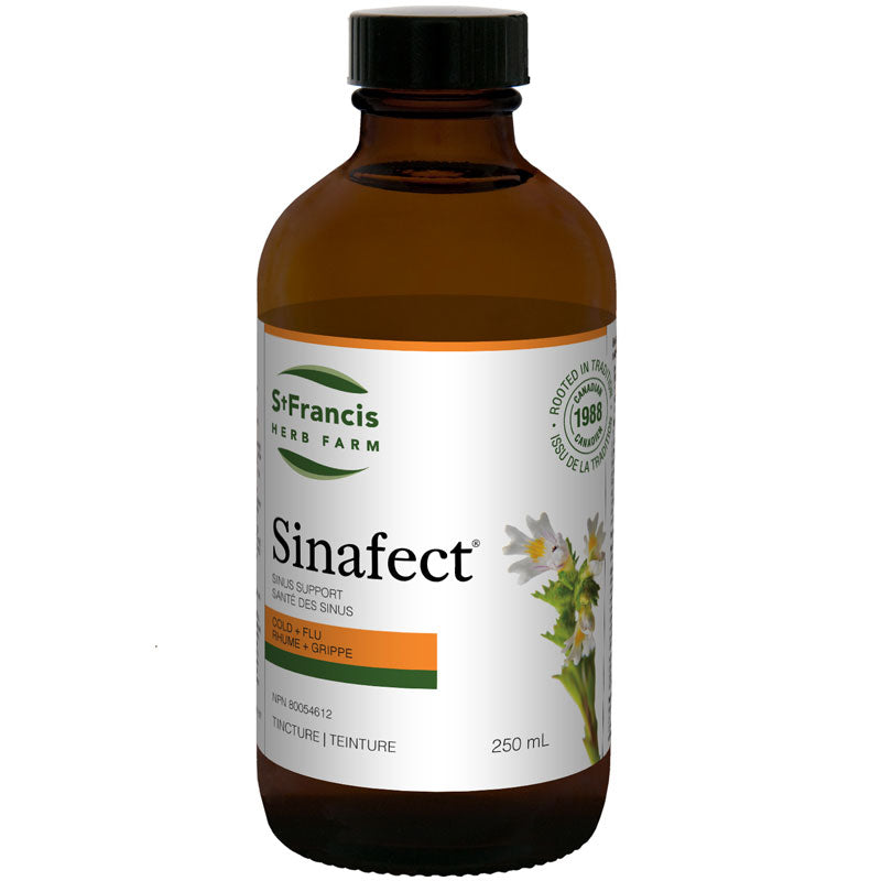 St. Francis Herb Farm Sinafect Sinus Support - Cough + Cold Tincture - YesWellness.com