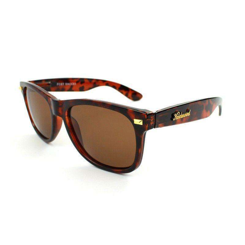 Fort Knocks Sunglasses in Tortoise Shell with Amber Lenses by Knockaround