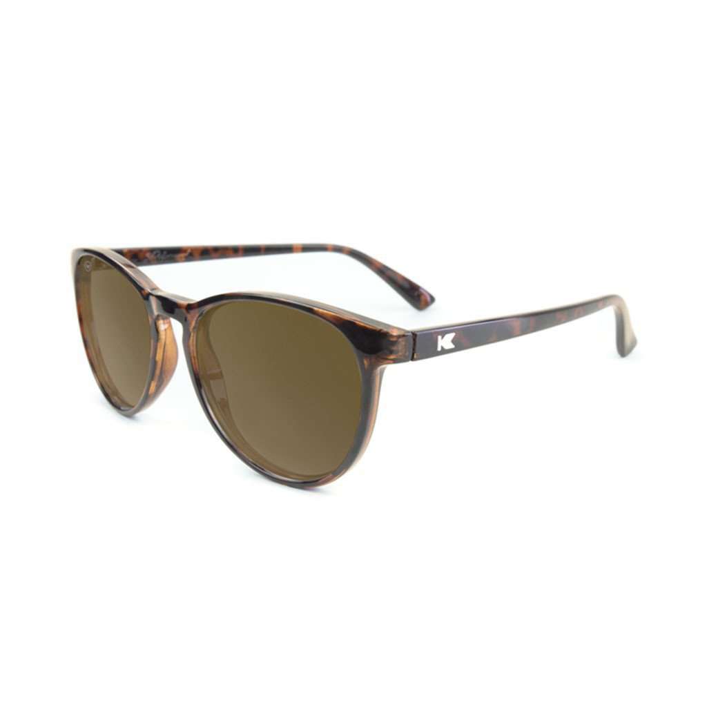 Glossy Tortoise Shell Mai Tais with Amber Polarized Lenses by Knockaround