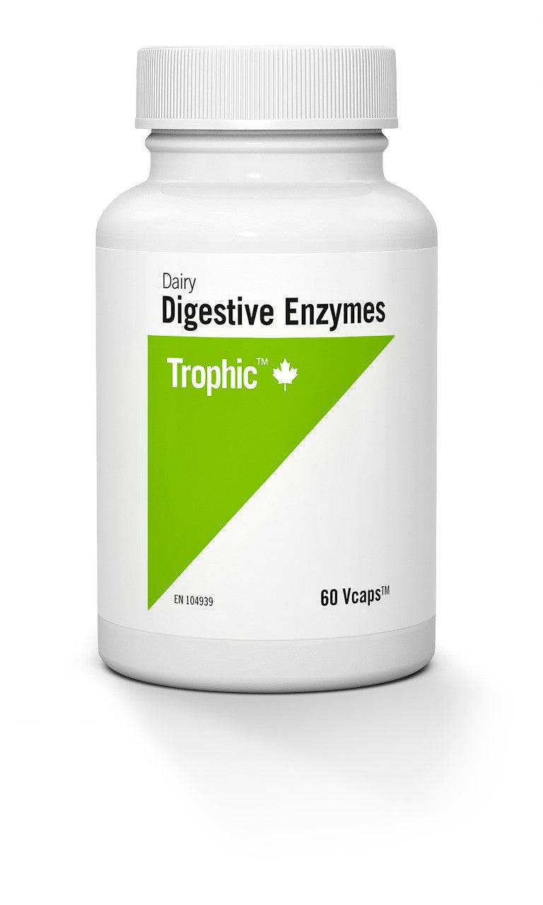 Trophic Dairy Digestive Enzymes 60 veg capsules (Discontinued)
