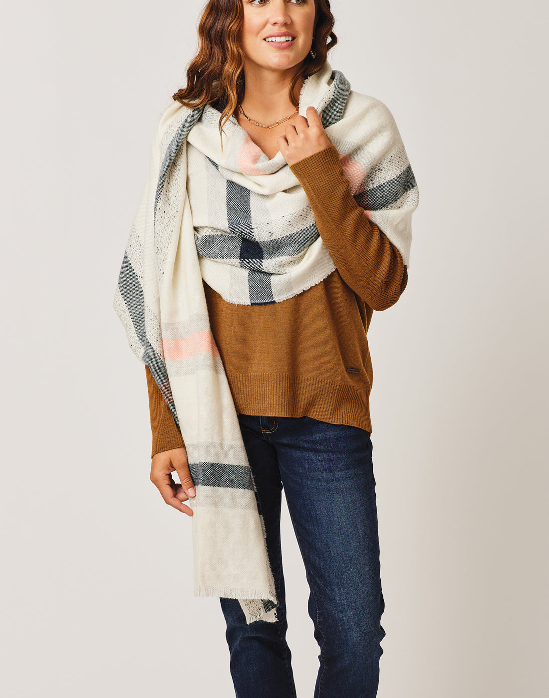 Vince Scarf: Birch - FINAL SALE