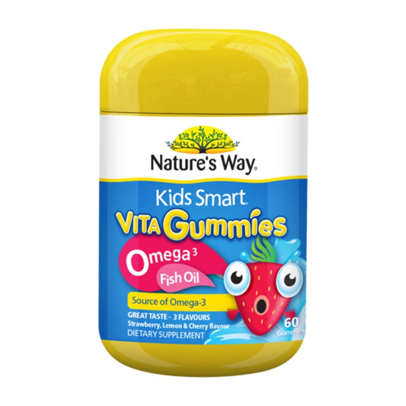 Nature's Way Kids Smart Vita Gummies Omega Fish 60 Pack