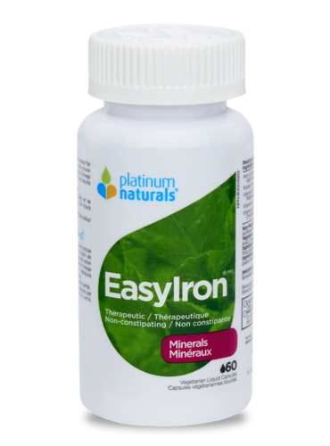 Platinum Naturals - Easy Iron - Minerals | 60 Vegetarian Liquid Capsules