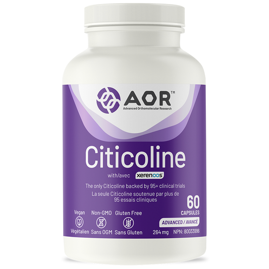 AOR - Citicoline With Xerenoos 264 mg | 60 Vegi-Caps